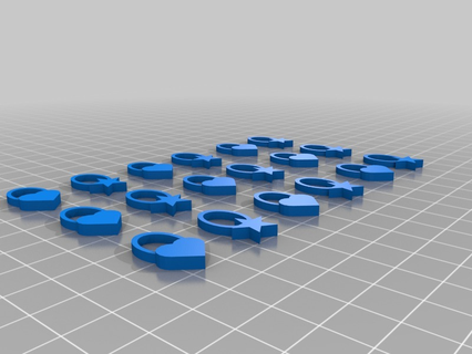 rápido puntada marcadores tejido punto pasatiempo 3d print model - Mito3D