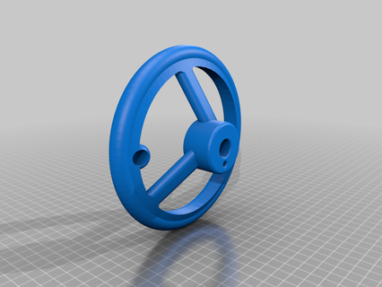 quill handle enco knee mill bridgeport cnc milling machine rotary encoder knob vertical tools 3d print model - Mito3D
