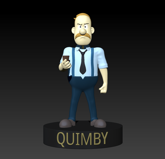 quimby ispettore gadget genio dr poliziotto detective 3d print model - Mito3D