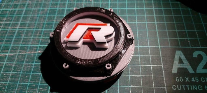 r-line logo sport technic alloys automotive 3d print model - Mito3D