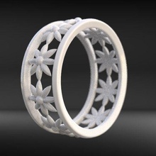 r1187f 3d printed model jewelry gold printable jewellery fashion silver luxury sterling buckle sailing ring dring modern band stackable vintage beauty apparel rings 3d print model - Mito3D