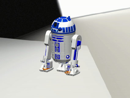r2-d2 star wars robot r2d2 r2 d2 game toy 3d print model - Mito3D