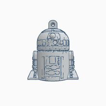 r2d2 chave sw Estrela guerras Filmes histórias quadrinhos suporte anel 3d print model - Mito3D