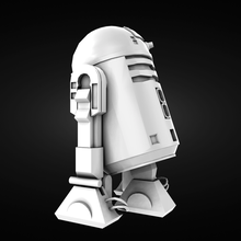 r2d2 robot estrella guerras 3d print model - Mito3D