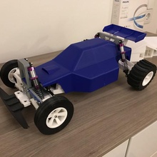 r c buggy v1 juego vehículos vehículo de juguete radiocontrol radio controlado control coche 3d print model - Mito3D