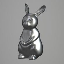 rabbit art decoration 3dprint animal toys 3d print model - Mito3D