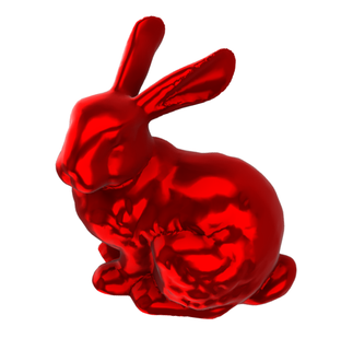 coniglio coniglietto capelli figura scultura animale 3d print model - Mito3D