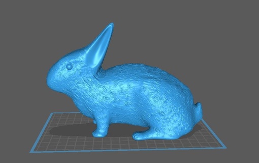 coniglio conigli lepre animale scultura arte coniglietto Pasqua decorazione 3d print model - Mito3D