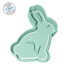 rabbit - cookie cutter fondant polymer clay gadget easter carrot bunny chick butterfly pastry baking birthday 3d print model - Mito3D