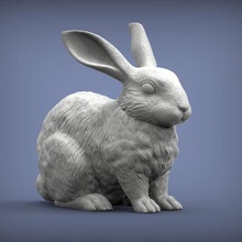 rabbit 3d print model 3d print model - Mito3D