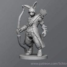 tavşan archer oyun oyuncak 3d print model - Mito3D