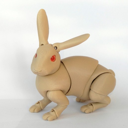 rabbit bjd game hare bld toy jointed animal 3D print model - Mito3D