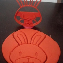 rabbit cookie cutter home 3d print model - Mito3D