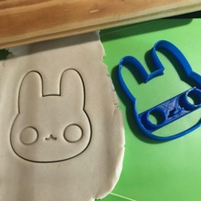 coniglio carino coniglietto cookie cutter cortante casa il karaoke jannie animale farm di taglio fondant 3d print model - Mito3D