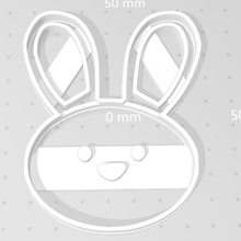 Conejo cortador agudo afilado Galleta animales 3d print model - Mito3D