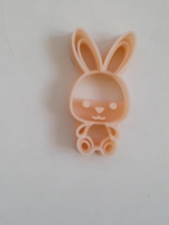 rabbit cutter cut cookie dining kitchen tool cake biscuit baking cold porcelain fondant 3d print model - Mito3D