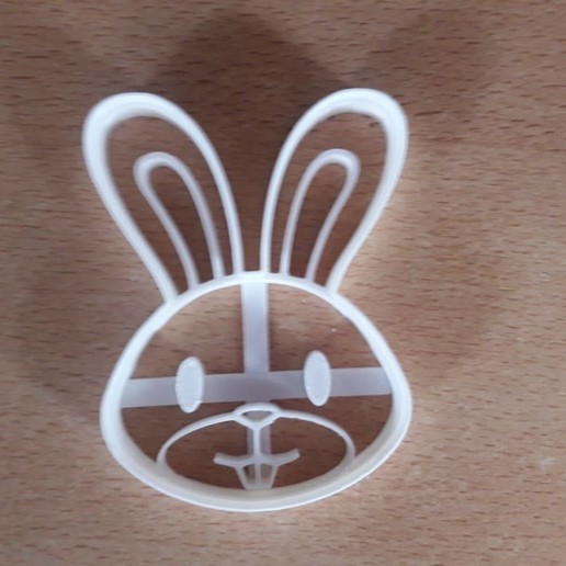 rabbit cutter - cookies various easter animals farm cookie 3D print model - Mito3D