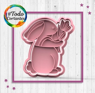 lapin coupeur fleurs Accueil maison Pâques carotte biche Oeuf Coupe biscuits marqueur joint embosseur timbre 3d print model - Mito3D