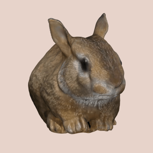 lapin décoration 3D print model - Mito3D