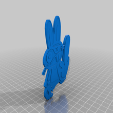 rabbit drift Kunst Anzeichen logos Kaninchen 3d print model - Mito3D