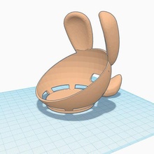 tavşan Eko nokta 4 gen yankı noktası 4gen echodot4 Amazon oyuncak hayvan 3d print model - Mito3D