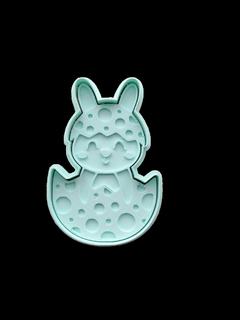 lapin Oeuf Pâques biscuit coupeur biscuits 3d print model - Mito3D