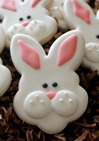 coniglio viso biscotto taglierina coniglietto pasqua 3d print model - Mito3D