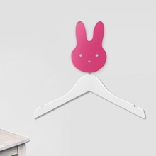 rabbit hanger holder hooks animal coat racks wall hangers decoration home harsh clothes savannah hook child bedroom 3d print model - Mito3D