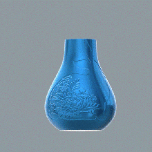 lapin hase vase blumentopf pot pflanzen fleur Vase ender facile zu presser ostern Pâques 3d print model - Mito3D