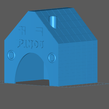 rabbit house home 3d print model - Mito3D