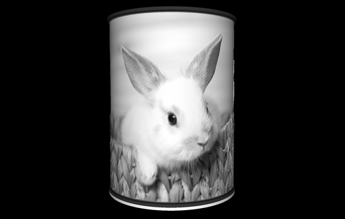 Conejo lámpara litofanía Encendiendo LED ligero película animales animal conejito 3d print model - Mito3D