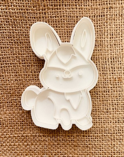 rabbit wood animals cookie cutter forest bunny cutters cookies 3d print model - Mito3D