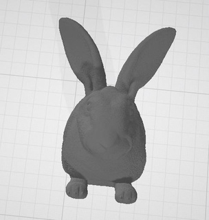lapin séance mascotte ferme animal 3d print model - Mito3D