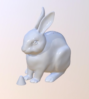 coniglio sale shaker easterxcults contento Pasqua santo giorno decorazione cucina regalo uovo dolce simpatico animale 3d print model - Mito3D