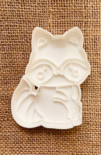 raccoon cookie cutter cutters cookies 3d print model - Mito3D