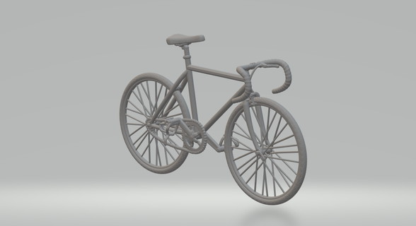 carrera bicicleta clásico fundido presión juguetes ruedas calientes ciclo 3d print model - Mito3D