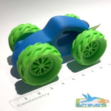 carro de corrida speedstream gadget porsche carrera brinquedo divertido o menino monstro 3d print model - Mito3D