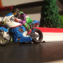 race motorbike game vehicles 3d print model - Mito3D