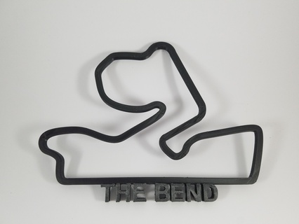 race track art - bend Art 3d print model - Mito3D