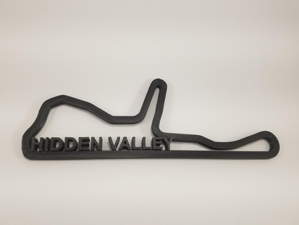 race track art - hidden valley Art 3d print model - Mito3D