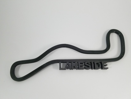 race track art - lakeside Art 3d print model - Mito3D