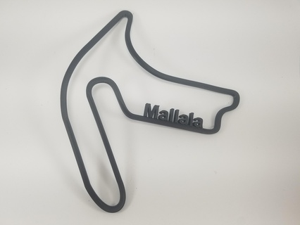 race track art - mallala Art 3d print model - Mito3D