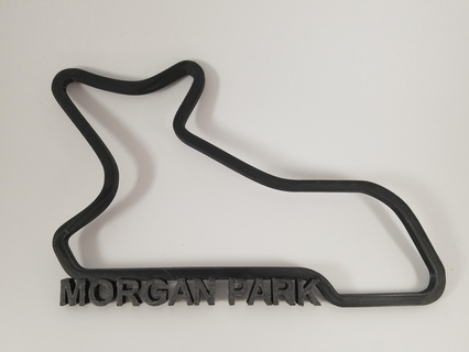 race track art - morgan park Art 3d print model - Mito3D
