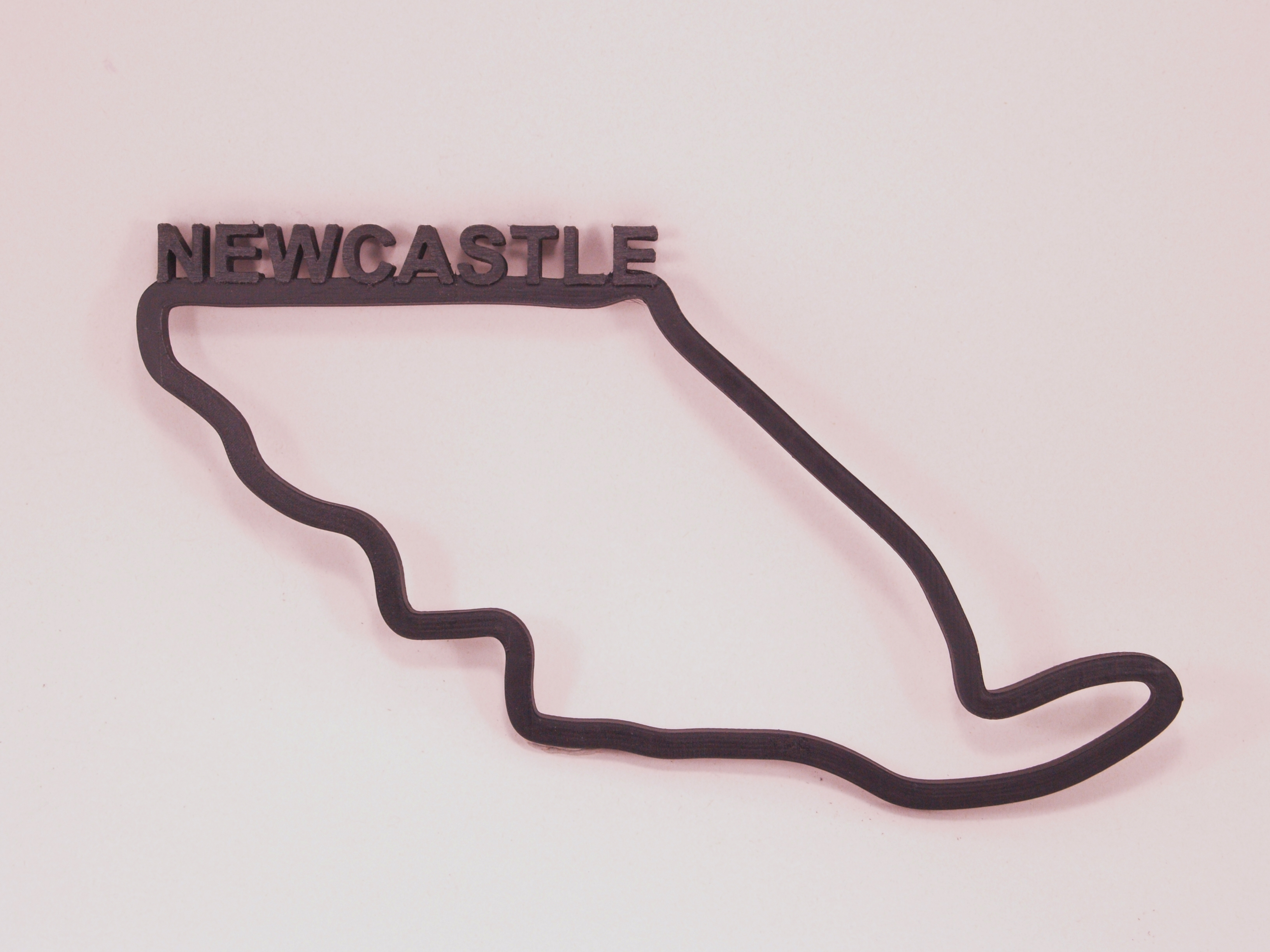 carrera pista Arte Newcastle 3D print model - Mito3D