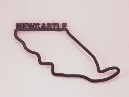 gara traccia arte Newcastle 3d print model - Mito3D
