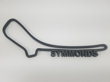 race track art - symmons plains raceway Art 3d print model - Mito3D