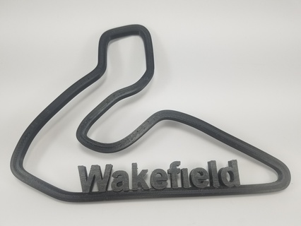 race track art - wakefield Art 3d print model - Mito3D