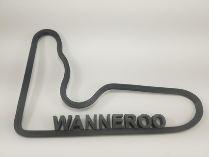 race track art - wannaroo Art 3d print model - Mito3D