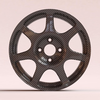 raceline rl7 cerchio stampabile ruota disco Fai 3dprint passatempo modellino in scala diorama pressofuso messa punto rc hotwheels tamiya 3d print model - Mito3D