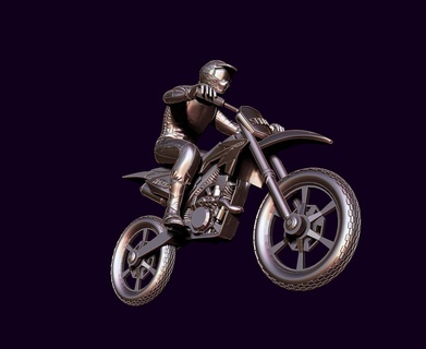 corridore motociclo suzuki rmz 250 moto bicicletta ruota motocross motociclista veicolo motore Ciclismo ciclo gara corsa veloce cavalcata pneumatico 3d print model - Mito3D